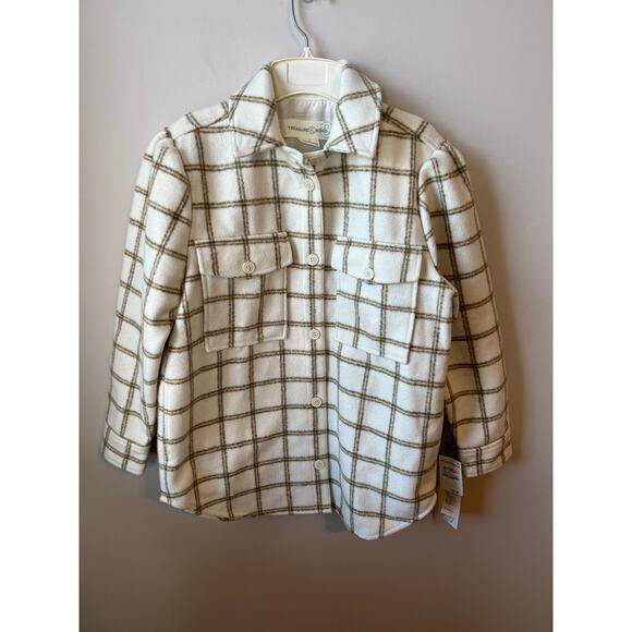 Treasure & Bond NWT Plaid Flannel Jacket Shacket Women's Size Small - Picture 1 of 15